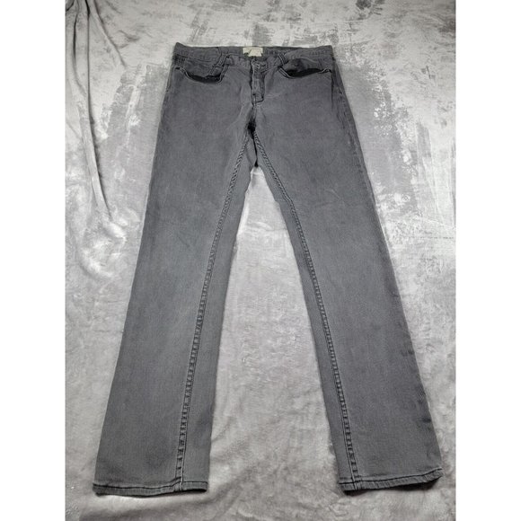 Billabong Men's Slim Fit‎ Stretch Gray Jeans Size 34x30 - Picture 1 of 8